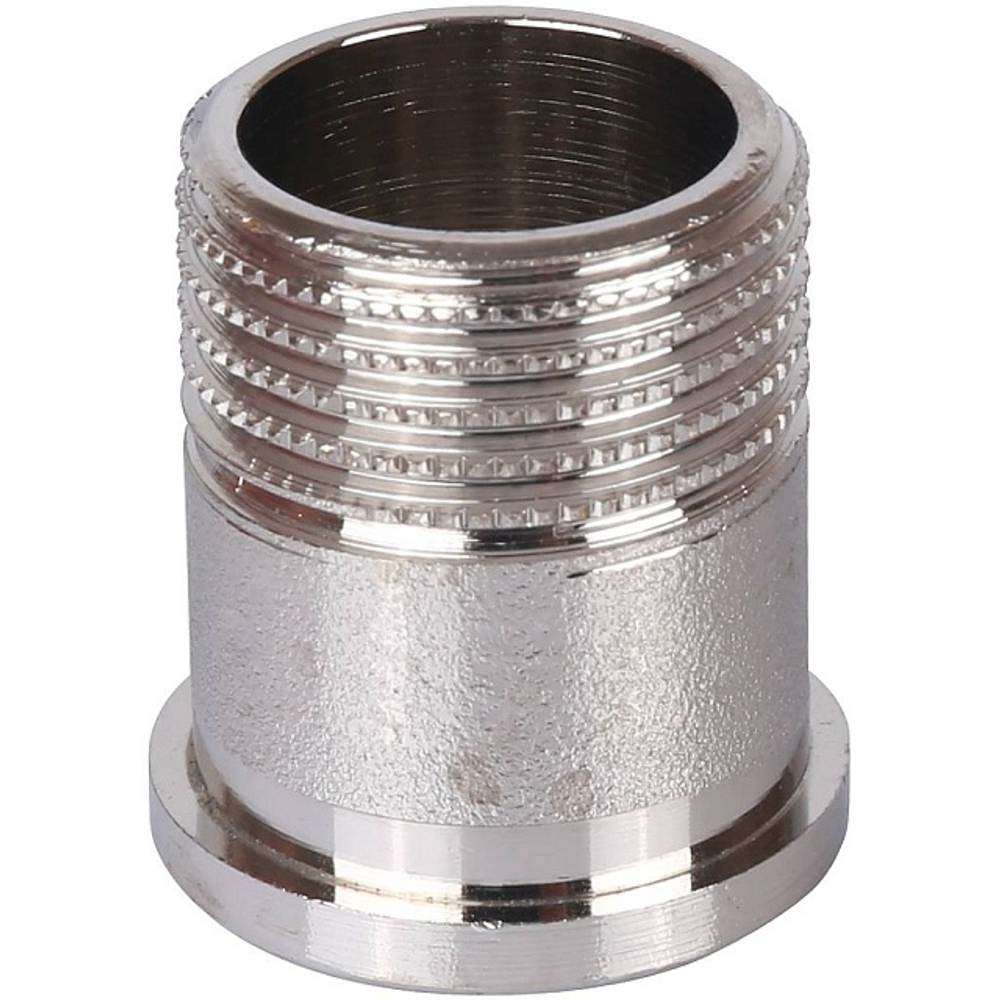 Соединение быстроразъемое (американка) STOUT - 1/2" (ВР/НР, латунь никелированая, плоск.уплотнение)