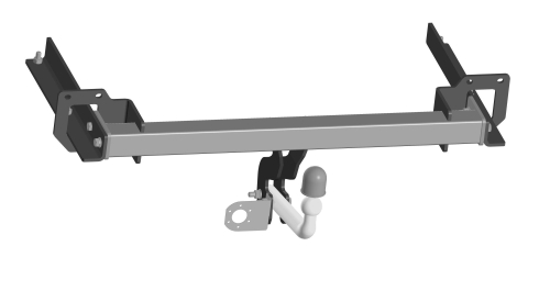 Фаркоп WESO 1243-A на Lada X-Cross 5 SUV 2023-, FAW Bestune T77 2018-