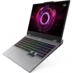 Ноутбук Lenovo LOQ 15AHP10 AMD Ryzen 7 250/16Gb (1*16 D5)/SSD512Gb/RTX5060 8Gb (100W)/15.6"/IPS/FHD/1920x1080/144Hz/Win11 (SL English)/RJ-45/Luna Grey/2.4kg (83JG007PUS)