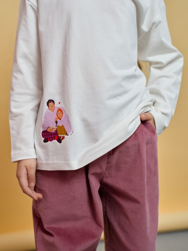 Термонаклейка для одежды «Объятия»