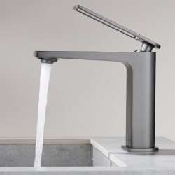 Смеситель для раковины Black&White Universe Gun Metal (UK9901MG)