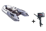 Ривьера 3400 СК Компакт серый-графит + KAMISU T 5 BMS (комплект лодка + мотор)