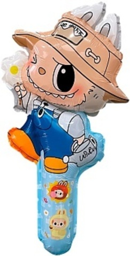 К Мини Фигура Плюшевый эльф с ромашкой ручной