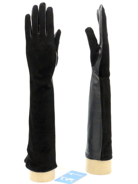 Перчатки длинные на шелковой подкладке