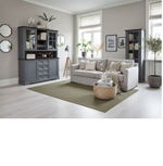 Шкаф-витрина деревянная Лэйквью 60х41х170 см, сервант с 4 полками, из массива сосны