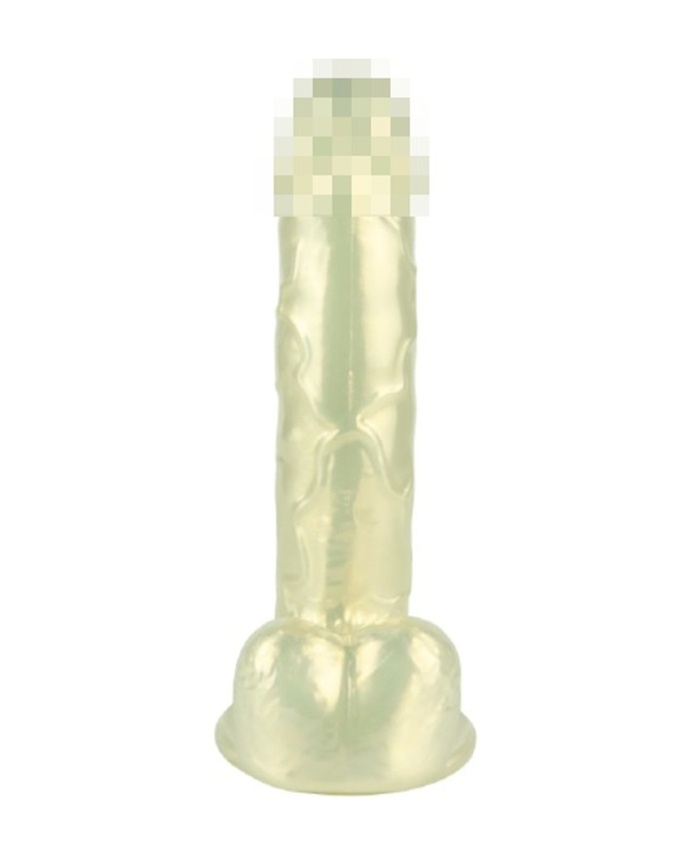 Фаллоимитатор на присоске Keshi Pearl перламутр золотистый 19 см