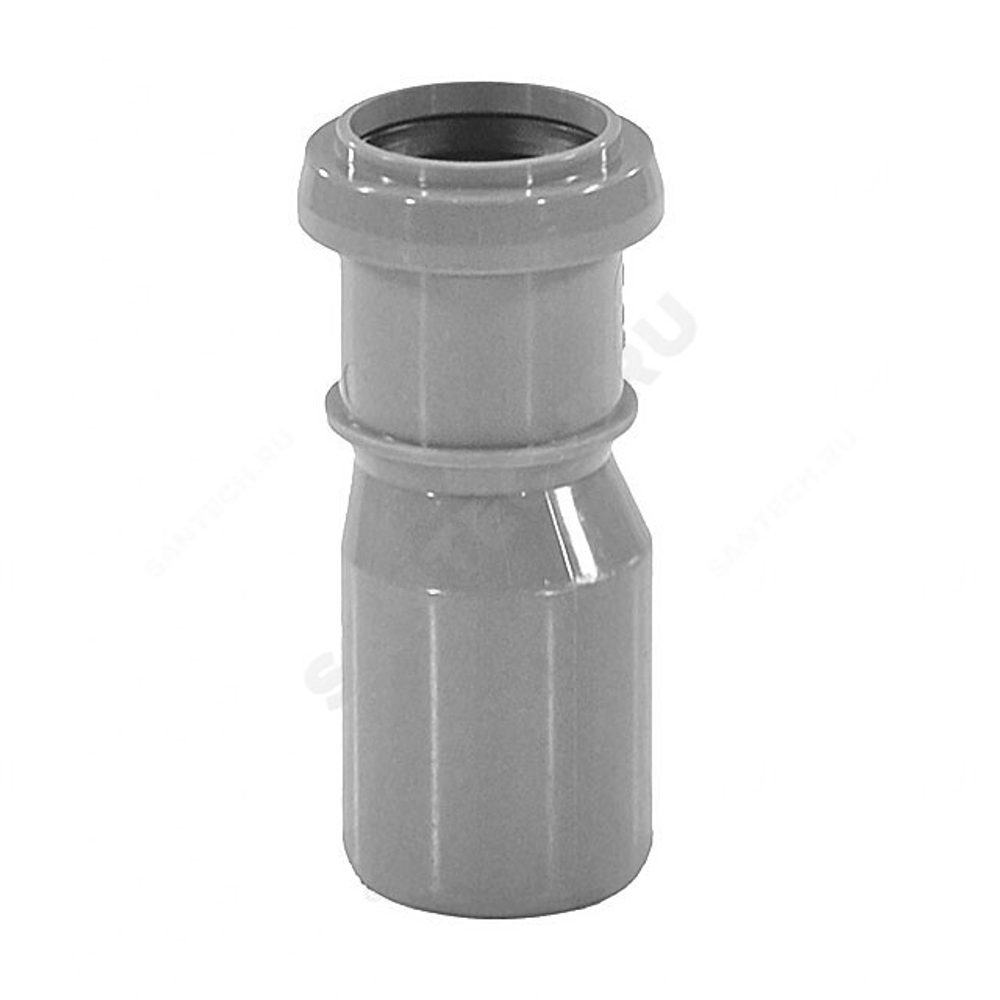 Переход PP-H эксцентрический серый BASE Дн 40х32 б/нап в/к VALFEX 25040032