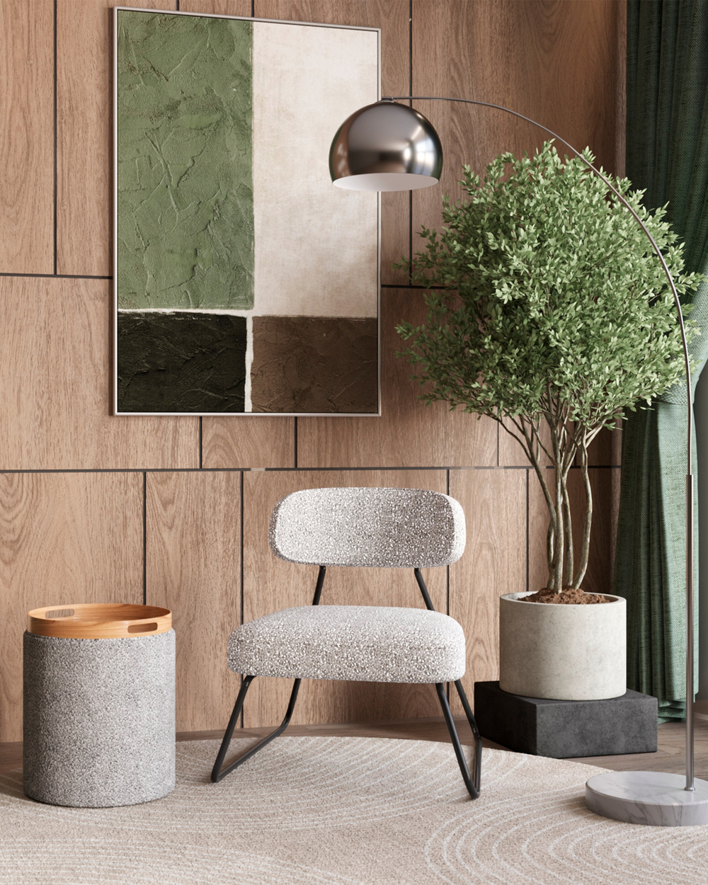 Торшер Moderli V10994-F Arco