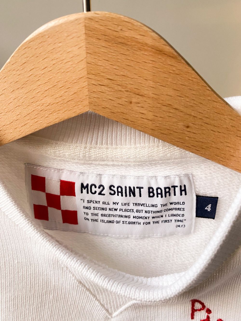 Новый хлопковый свитшот Mc2 Saint Barth, 104