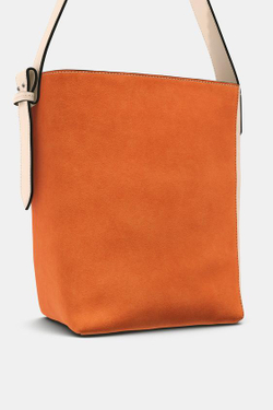 ZARA ЗАМШЕВАЯ СУМКА - LIMITED EDITION, РАЗНОЦВЕТНЫЙ