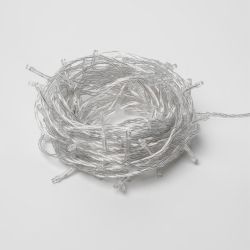 ULD-S1000-100-DTA WHITE IP20 Гирлянда светодиодная. 10м. 100 светодиодов. Белый свет. Провод прозрачный. ТМ Uniel