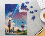 Пазл Таки и Мицуха След От Кометы Разделяет Героев Твое Имя Your Name