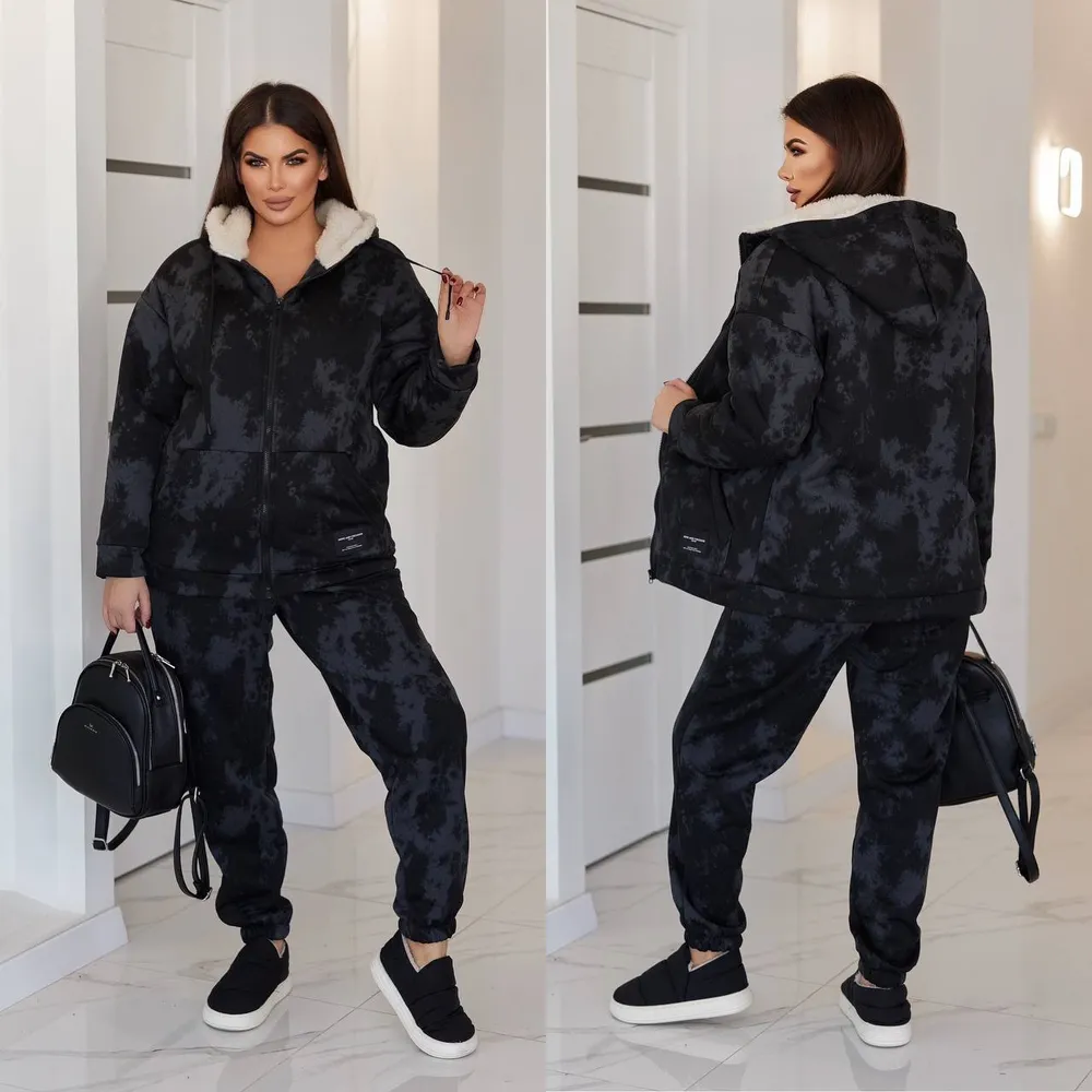 Костюм с мехом УК-305/1 Fabrika