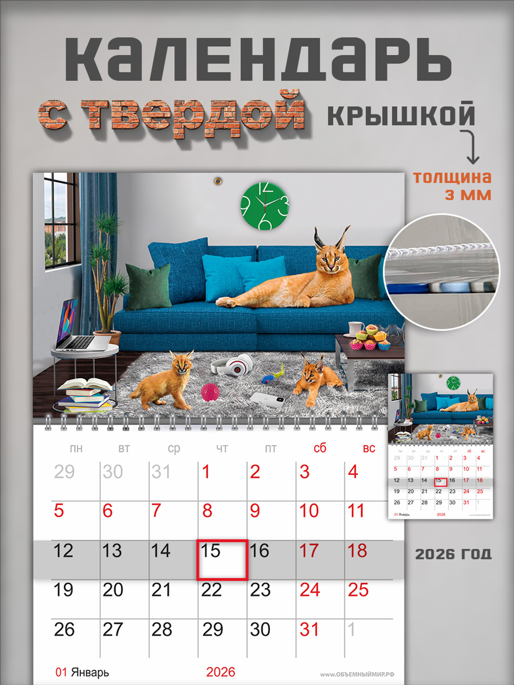 Настенный отрывной календарь "Шлепа"