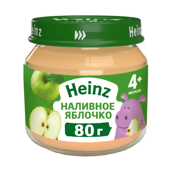 Пюре Heinz Наливное яблочко 80г с 4месяцев