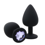 Черная силиконовая пробка Оки-Чпоки - 9,4 см. (Цвет: черный)