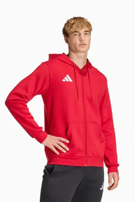Кофта adidas Entrada 26 Sweat Full-Zip - красный
