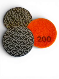 Алмазный круг для сухой и мокрой шлифовки (АГШК) Ø50мм, P200