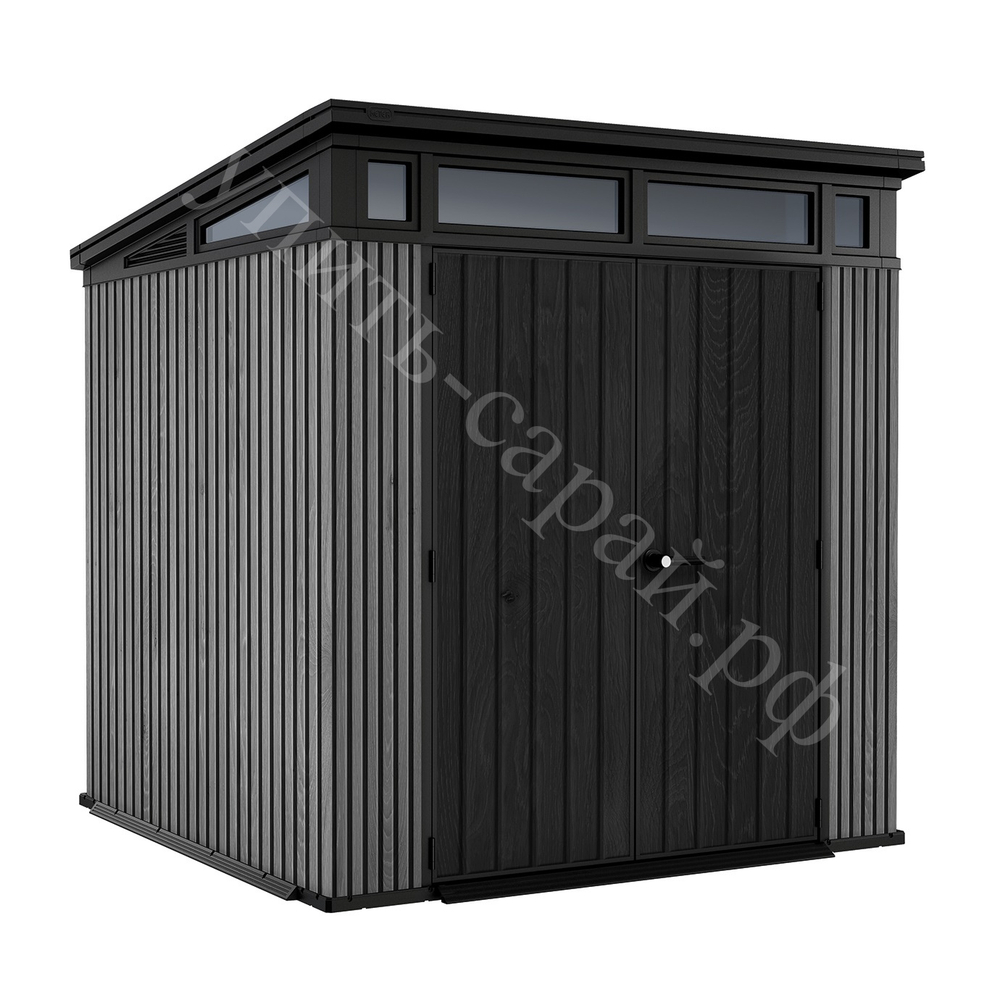 Садовый сарай Keter Signature Vertical Pent 7x7 grey