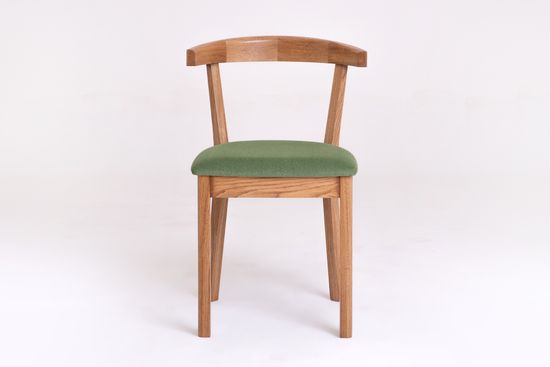 Стул Бари (дуб тон Светлый дуб, ткань  002 - Galaxy Green)