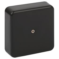 Распаячная коробка ЭРА BS-B-75-75-20 для кабель-канала черная 75х75х20мм IP40