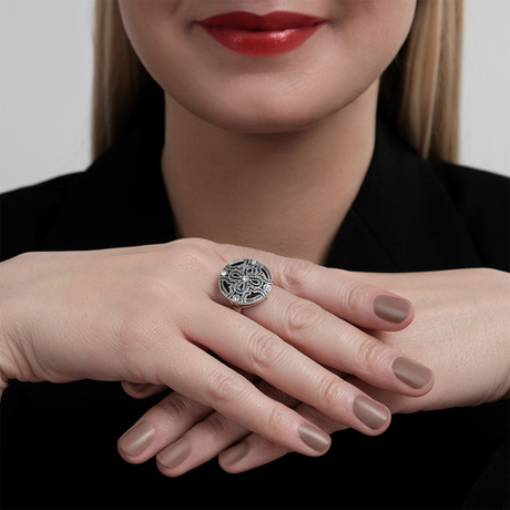 "Фатели" кольцо  из коллекции "Antique" от Jenavi