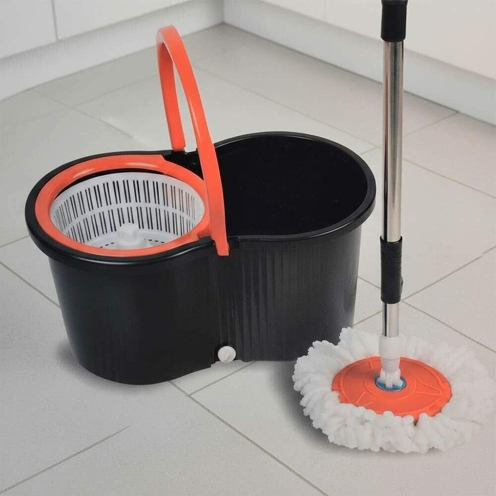 Набор для уборки Торнадо MopM-23 PROMO (ведро 10л с пластиковой центрифугой, швабра 85-115см, 2 наса