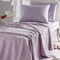 Покрывало ПИКЕ BAROC лиловый TIVOLYO HOME Турция