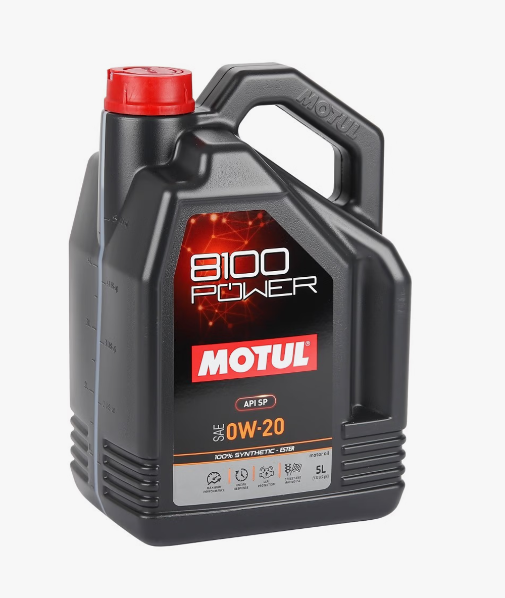 MOTUL 8100 POWER 0W20 (  5л)  синтетическое моторное масло
