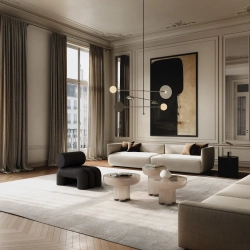 Стол 101 Сopenhagen Crown Table, Low, Smoked Desert, дымчатый бежевый