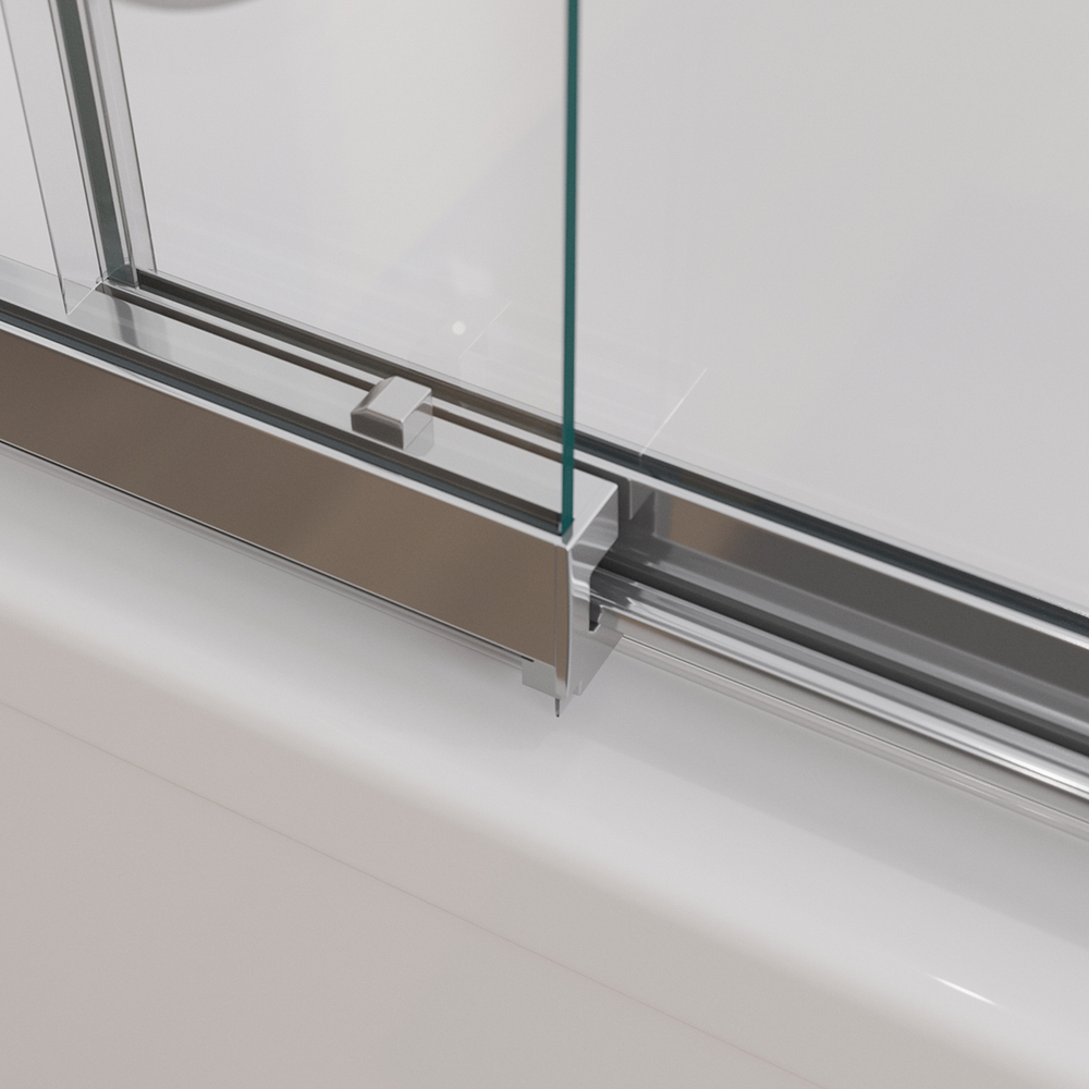 Шторка на ванну Cezares SLIDER-VF-11-90/150-C-Cr