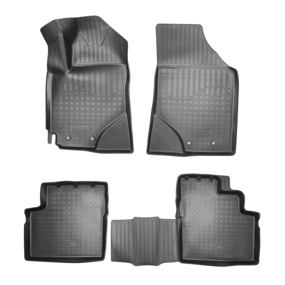 Ковры в салон Norplast/Unidec для Geely Emgrand EC7 (2018-)Полиуретан,Черный, арт.NPA11-C24-084
