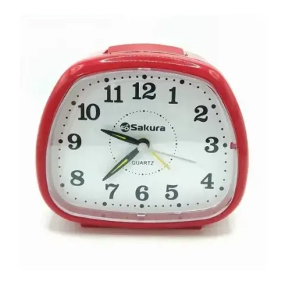 Будильник кварц SA-8530R дискрет.ход подсвет