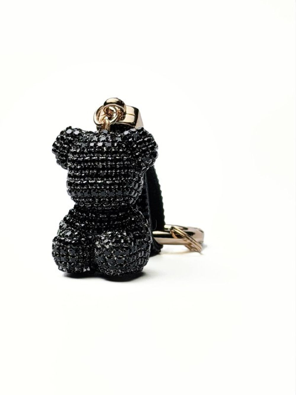 Брелок "Мишка из страз" 4 -6 см оптом
