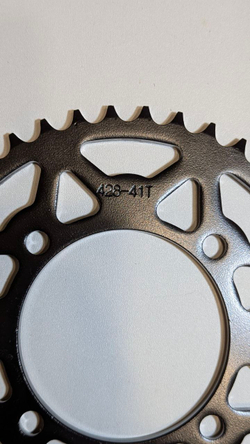 - Венец, звезда ведомая задняя (428-41) (4х92х76) (d8,8) на питбайк, мопед, кроссовый мотоцикл