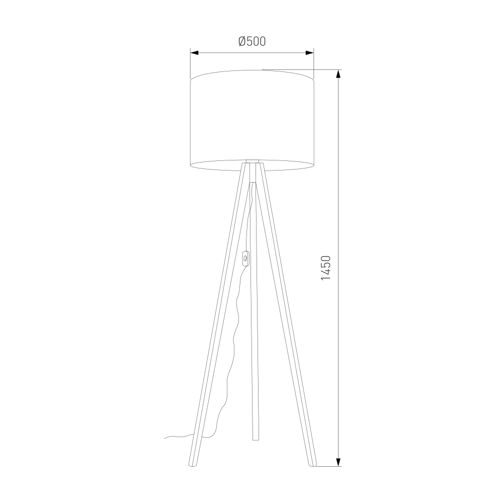 Напольный светильник с тканевым абажуром 16026 Grand