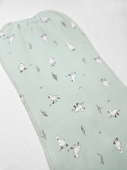 Пеленальный кокон Утята РУБЧИК Нефрит RinaAmari