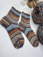 Носочная пряжа D&G YARN 75% меринос супервош 25% полиамид