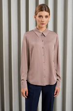 22880 Блузка женская (кофейный)