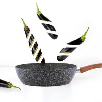 Сковорода глубокая 28 см. из алюминия Kamille KM-4167 с гранитным покрытием