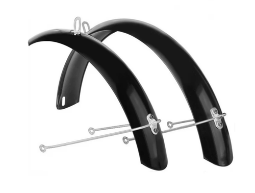 Крылья 16" Flyte полноразмерные стальные чёрные