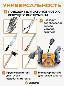 Точильный станок Вихрь ТС-15А-200