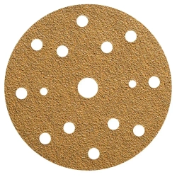 D-150; P80; 100 шт. GOLD, 15 отверстий. Шлифовальные круги на липучке SUNMIGHT: 150 мм; P80; 100 шт.