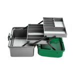 Ящик для инструментов Helios двухполочный зеленый (T-HS-2TTB-G)