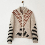 Описание по вязанию жакета спицами "Alice"