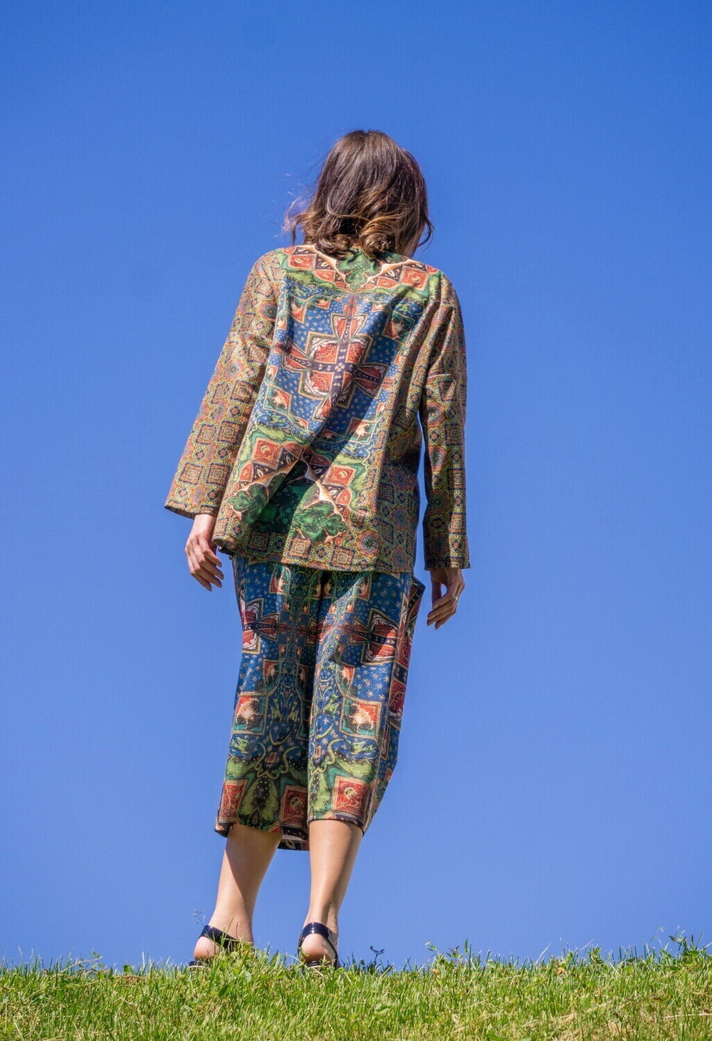 Комплект (туника и брюки кюлоты) "Бестиарий"