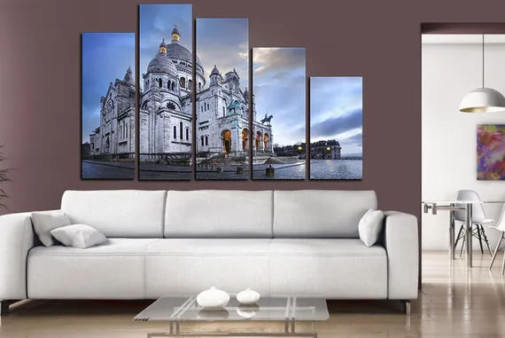 Модульная картина "Католический храм"