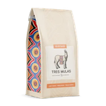 Брендированный квадропак для кофе 1000гр, 140 мкм. 140х325х95 мм