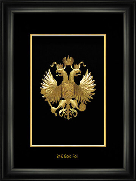 Панно "Герб России" , золочение