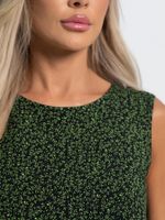Платье Твой образ макси (черно-зеленое) П16108-12М LT Collection